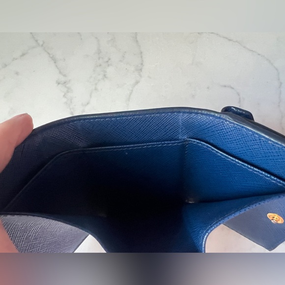 Prada Saffiano Metal Tri-Fold Envelope Card Holder Wallet - Picture 9 of 9